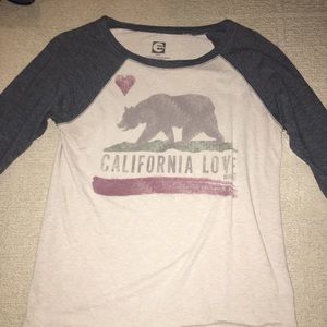 Billabong California love baseball tee